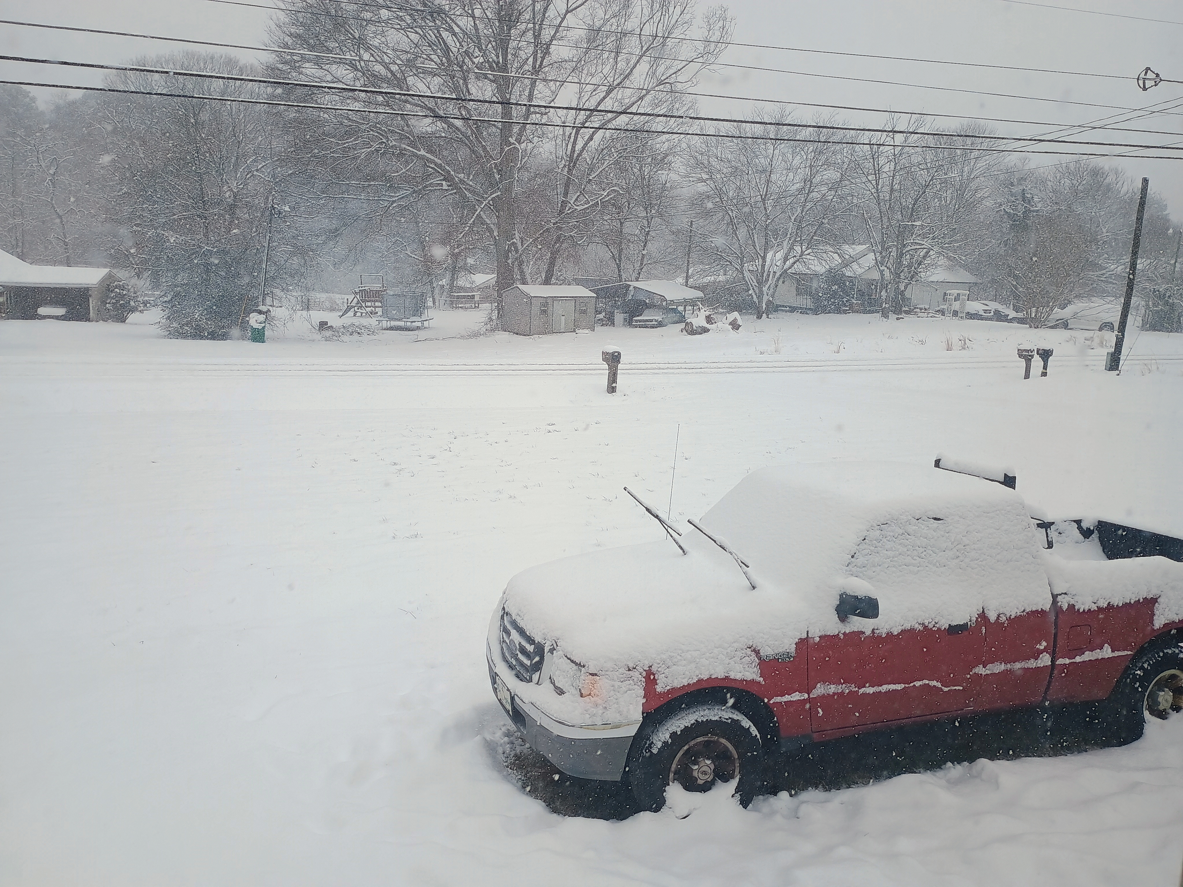 The snow in question